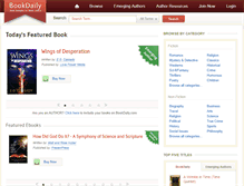 Tablet Screenshot of bookdaily.com